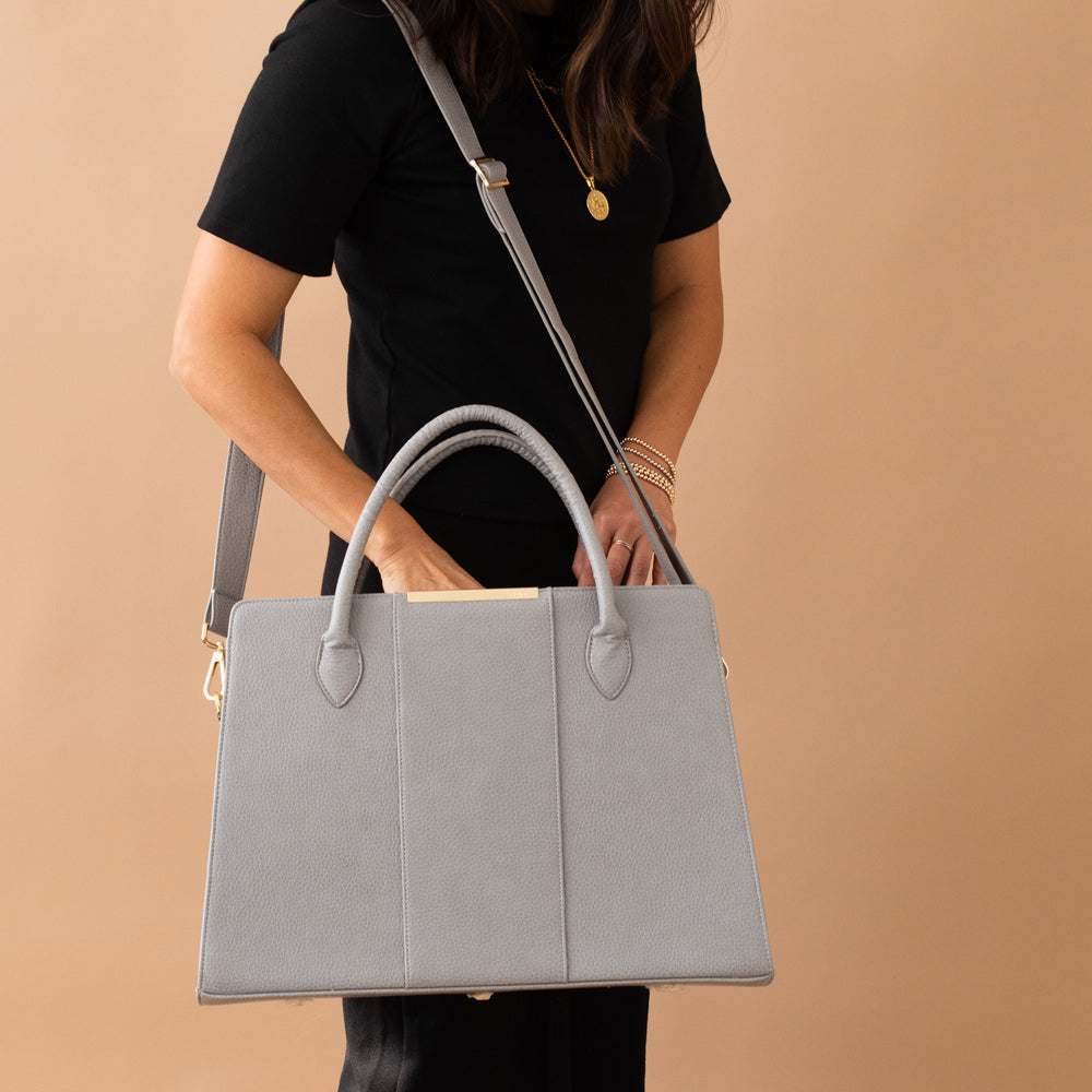 Leather Tote Bag in Brown - Women's Tote
